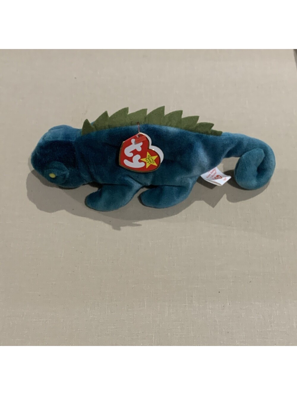 Ty Beanie Babies Iggy Chameleon 1997 Vintage Plush Beanbag w/ Hang Tag MPN
